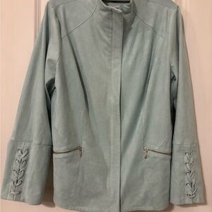 Elegant Women's Light Blue Jacket